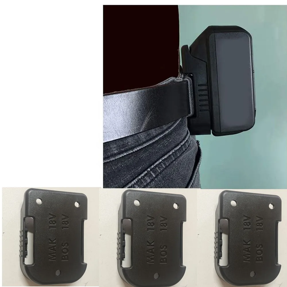 3Pcs Battery Storage battery case battery holder Rack Holder Case for Makita 18V for Bosch 18V Li-ion battery Fixing Devices
