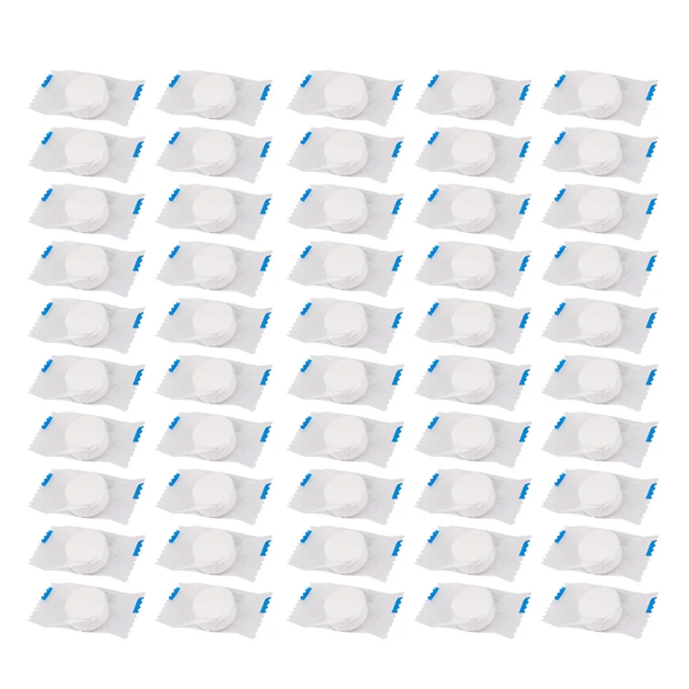 100 Pezzi Salviette per Pulizia Viso Morbide Compresso Non Tessute per Viaggi Campeggio Salone Mini Salviette Monouso