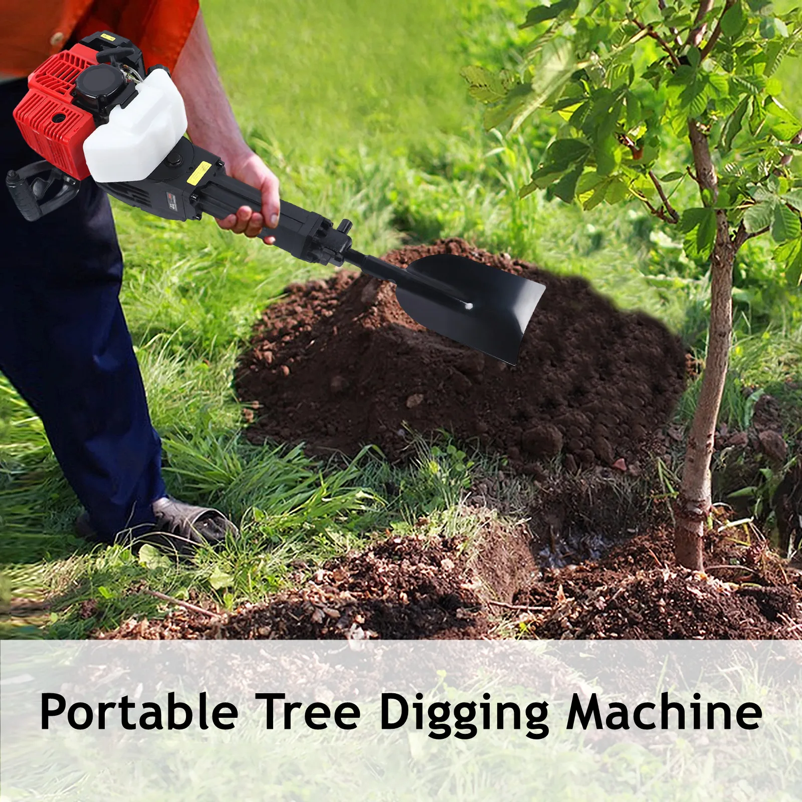 52CC Portable Excavator Tree Planting Shovel Tree Transplanting Digging Machine Portable Tree Digging Machine