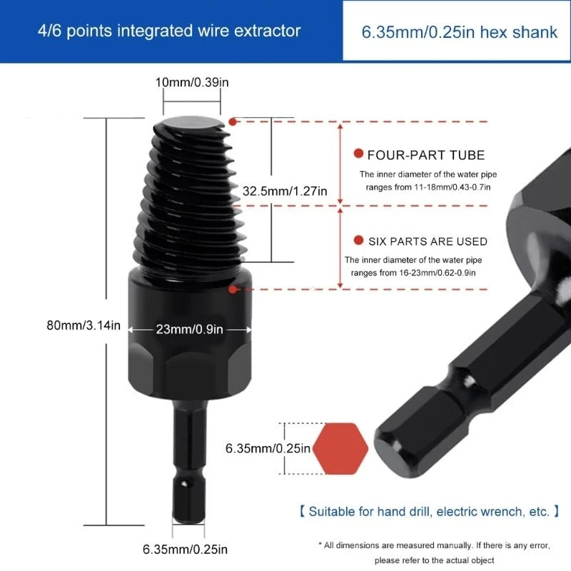 Ống vít bị hỏng vít vít vít removers shank cho trình điều khiển chạm thay thế bán hàng tốt nhất