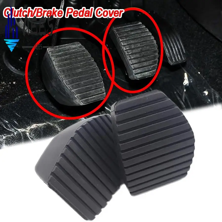 

AEE5-2X Clutch Brake Pedal Rubber Cover Anti-Skid Surface Pads Cover Fit For 1007 207 208 301 307 Citroen C3 C4 C5