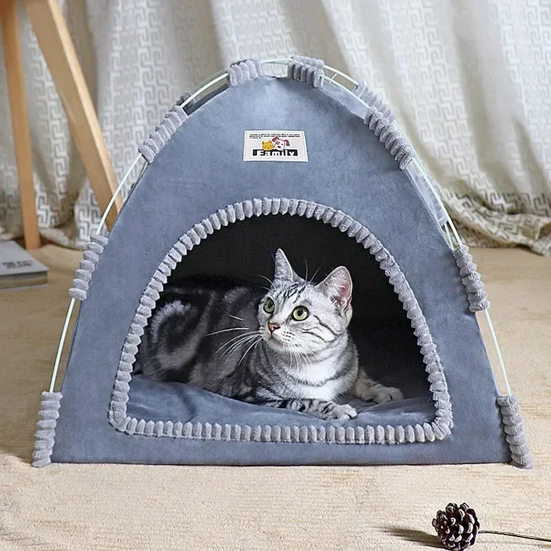 Pet Tent Cave Hut C… - image