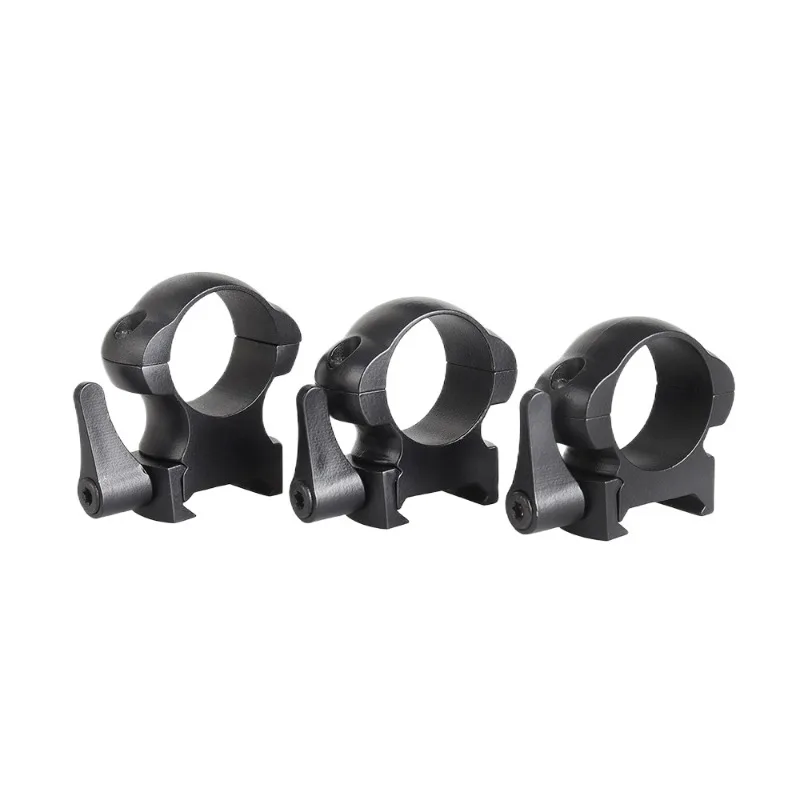 2Pcs /Set 25.4MM QD Mount Ring Tactical Rifle Quick Release 21mm Picatinny Steel Weaver Mount Quick Detach Scope Ring Mount