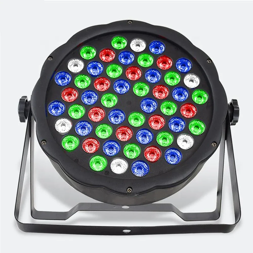 guangzhou pincheng LED mini plastic flat par 54pcs*3W RGB 3in1 waterproof LED par light for stage wedding