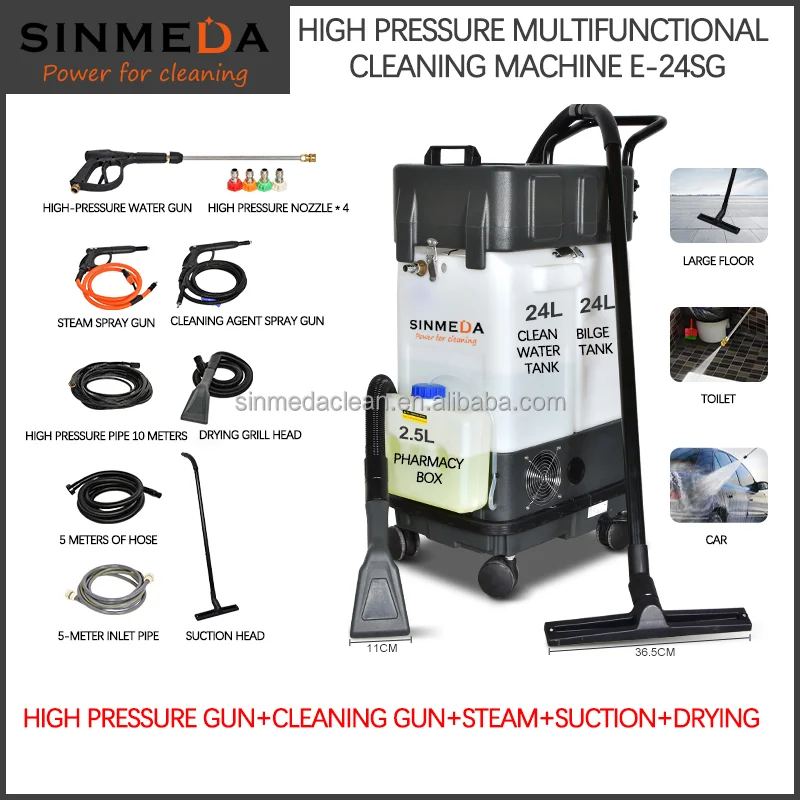 Restaurant Car Washer Pressure Steam Jet Cleaner Upholstered Lava Bathroom Washing Equipment Spot Cleaner for Cleaning Equipment