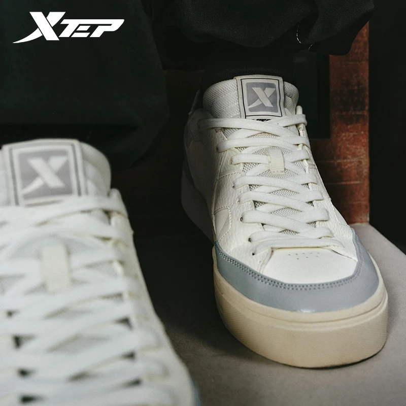 Xtep MAXX-SE Skateboarding Shoes For Men 2024 Summer Comfortable Skate Shoes Non-Slip Trekking Leisure Sneakers 876219310005