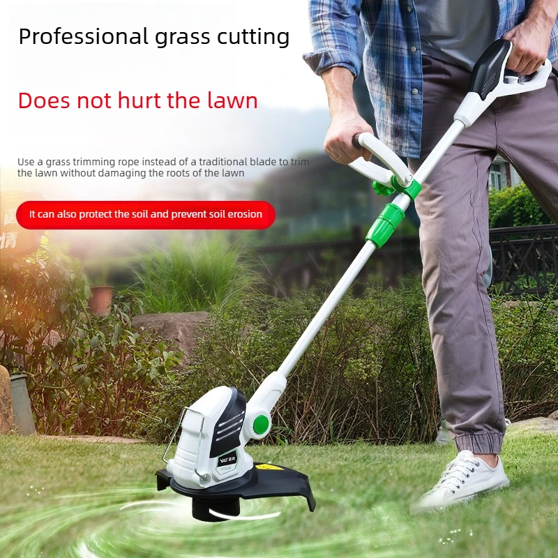 

New Arrival Yate Electric Handheld Lawn Trimmer Home Small Multifunctional Weeder Portable Garden Grass Cutting Mower for Home