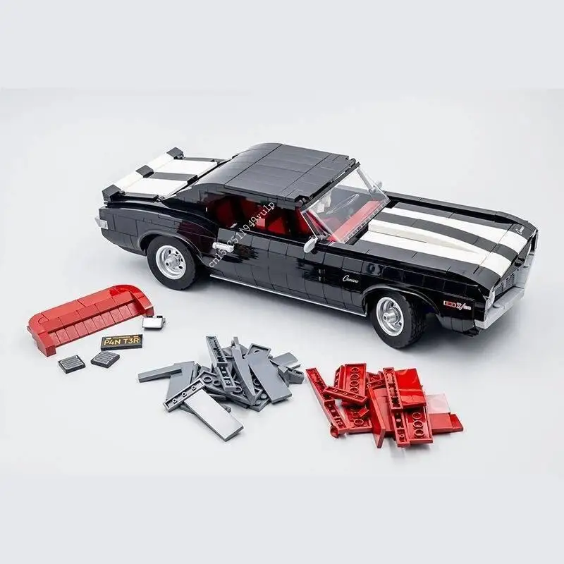 NEW MOC Chevroleted Camaro Z28 Set Compatible 10304s High-tech Toy Vehicles Models Kit Building Blocks for Adults 1456pcs Gift