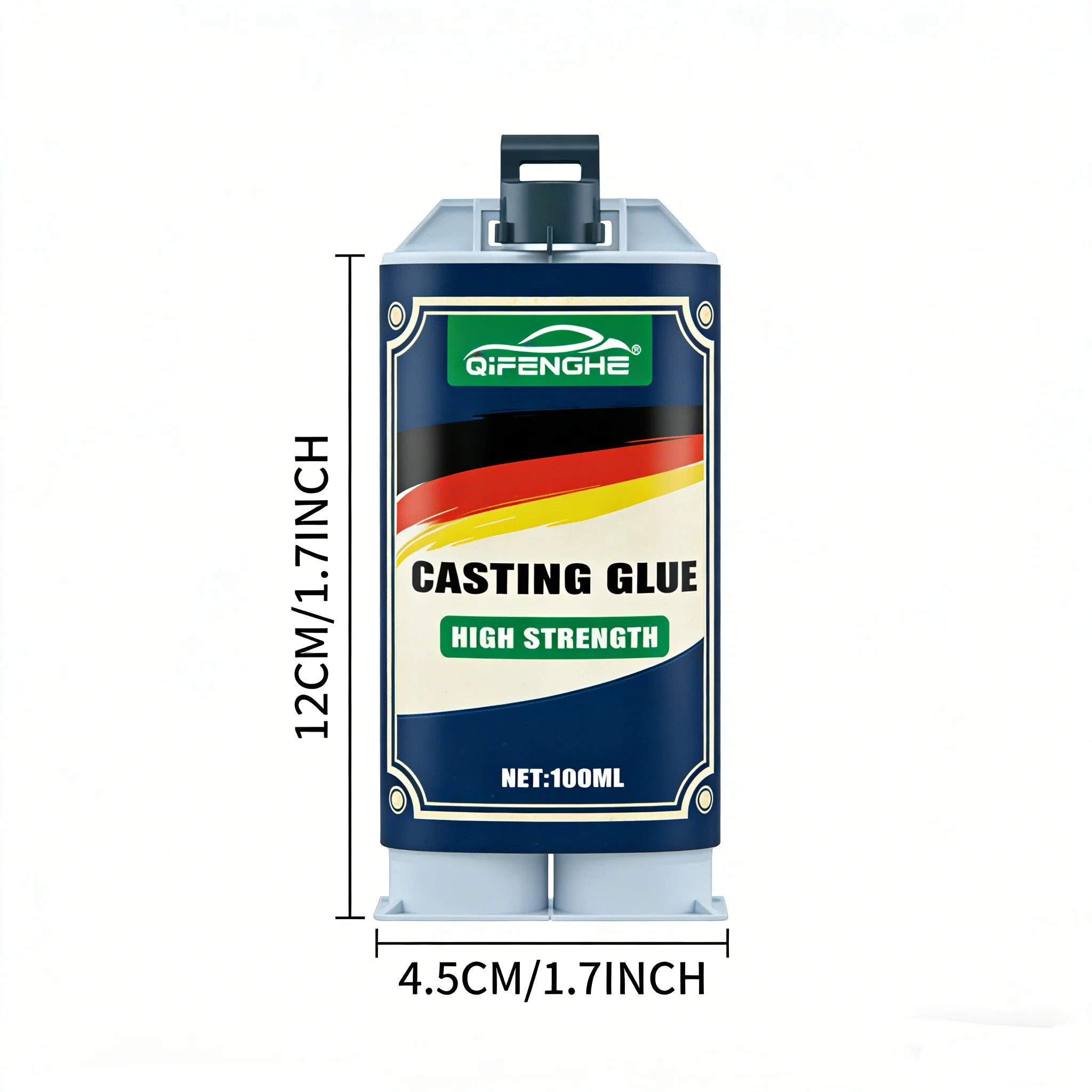 QIFENGHE Casting Glue 100ml - High Strength Metal Repair Adhesive, Industrial Grade Casting Adhesive