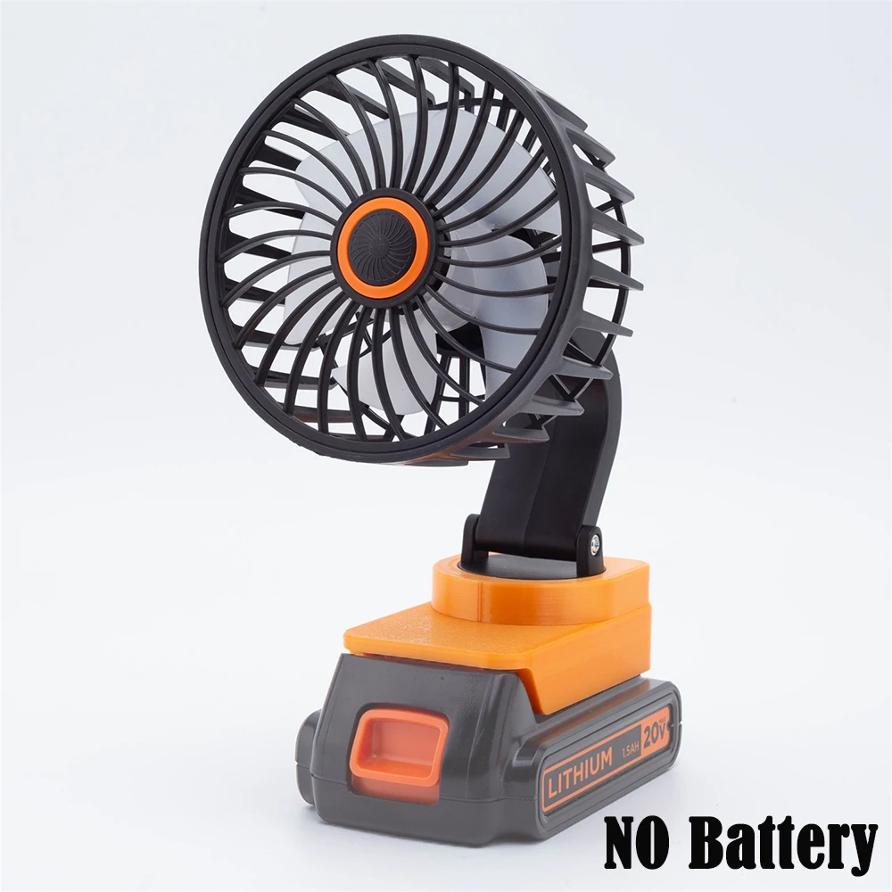 

Portable Workshop Jobsite Fan For BLACK+DECKER 20V Lithium Battery Cordless Li-Ion Bare Tool Cordless Fan (NO Battery )