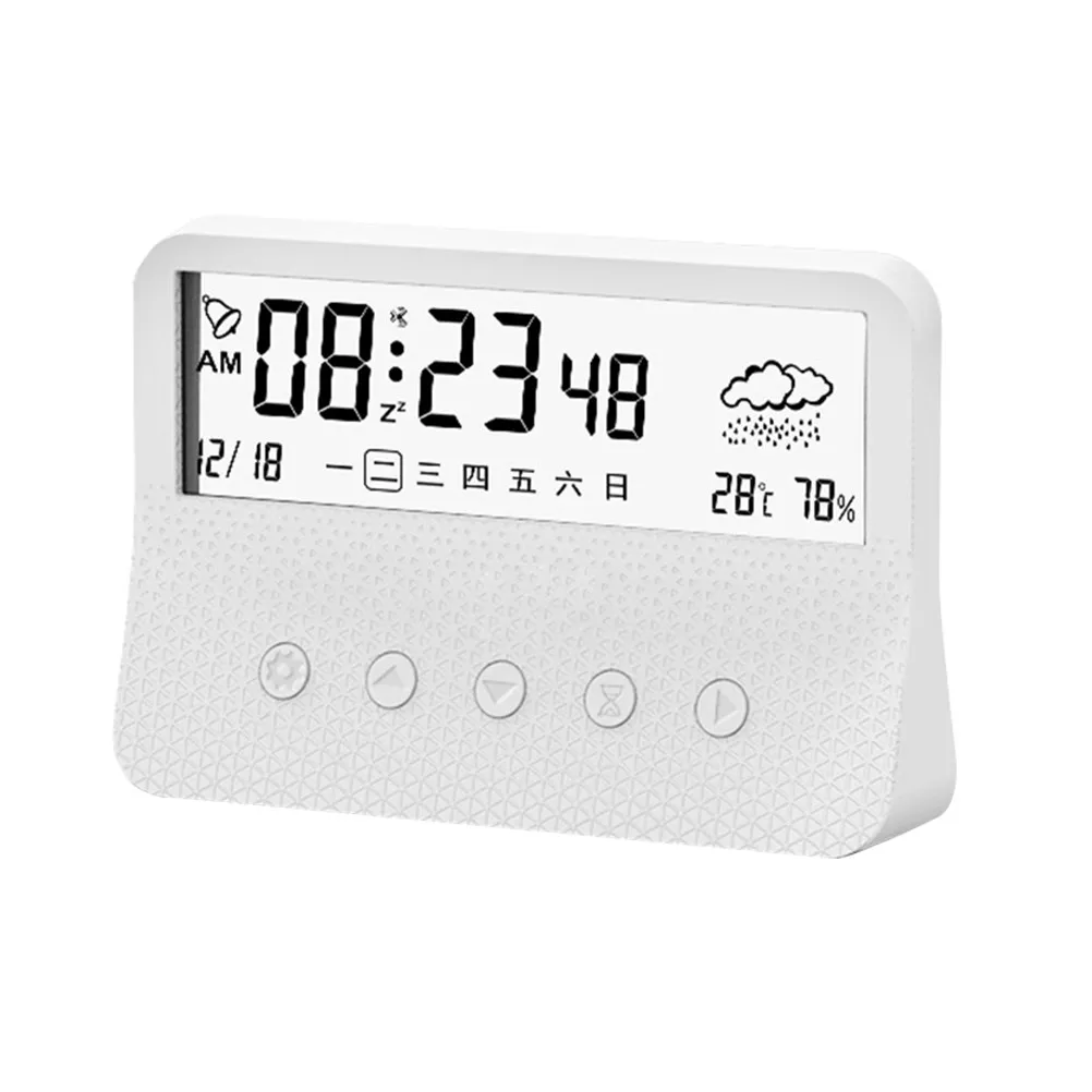 LED Digital Alarm Clock Large Clear Display Extra Bright Big Font for Elderly Easy Read Quiet Sleep Home Office Desktop Clock