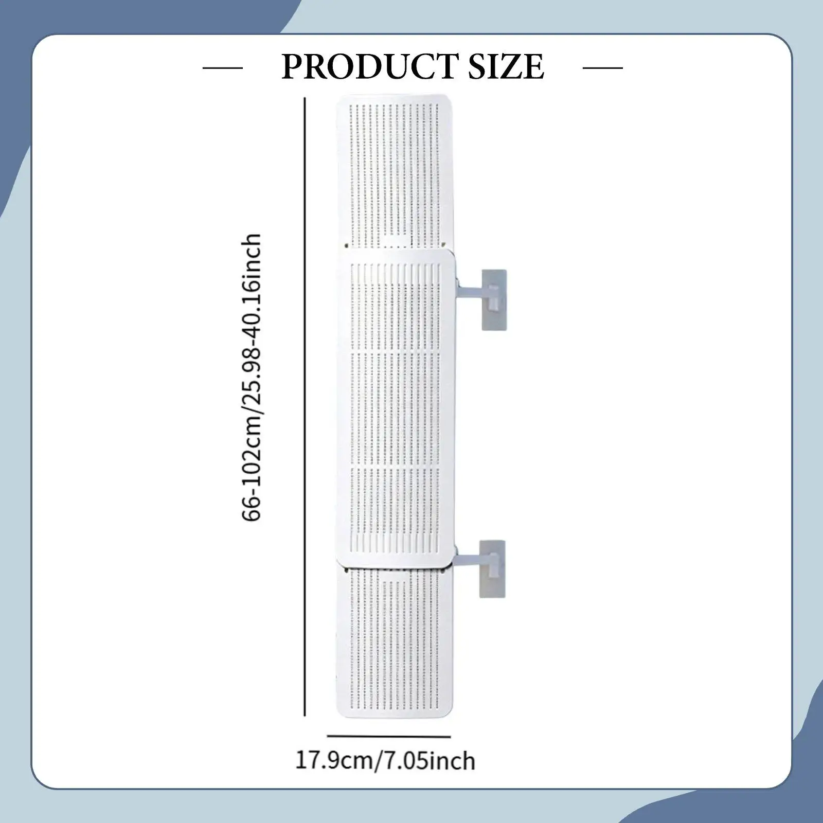 Universal Air Conditioner Deflector for Floor Standing Units Wind Guide Shield Adjustable Length Prevent Condensation Drip