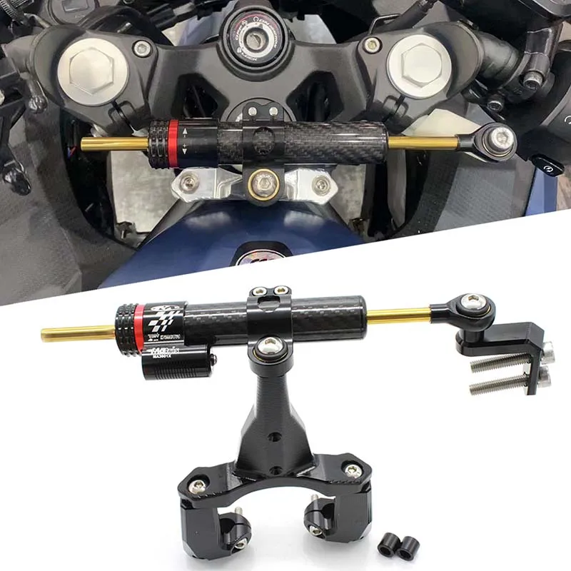 

For Kawasaki Ninja 400 2019-2021 2022 Motorcycle Directional Damper Shock Absorber Stabilizer Steering Dampers Bracket Semspeed