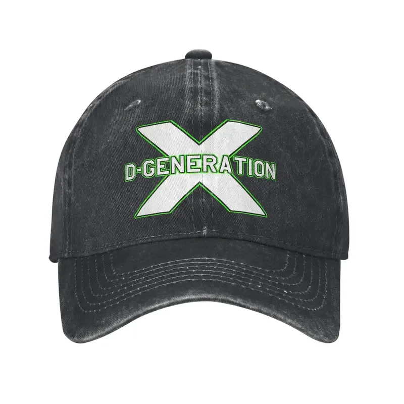 D-Generation X Logo Trucker Hats Merch for Unisex Baseball Caps Wrestling Wrestlers Vintage Headwear Sun Caps Adjustable