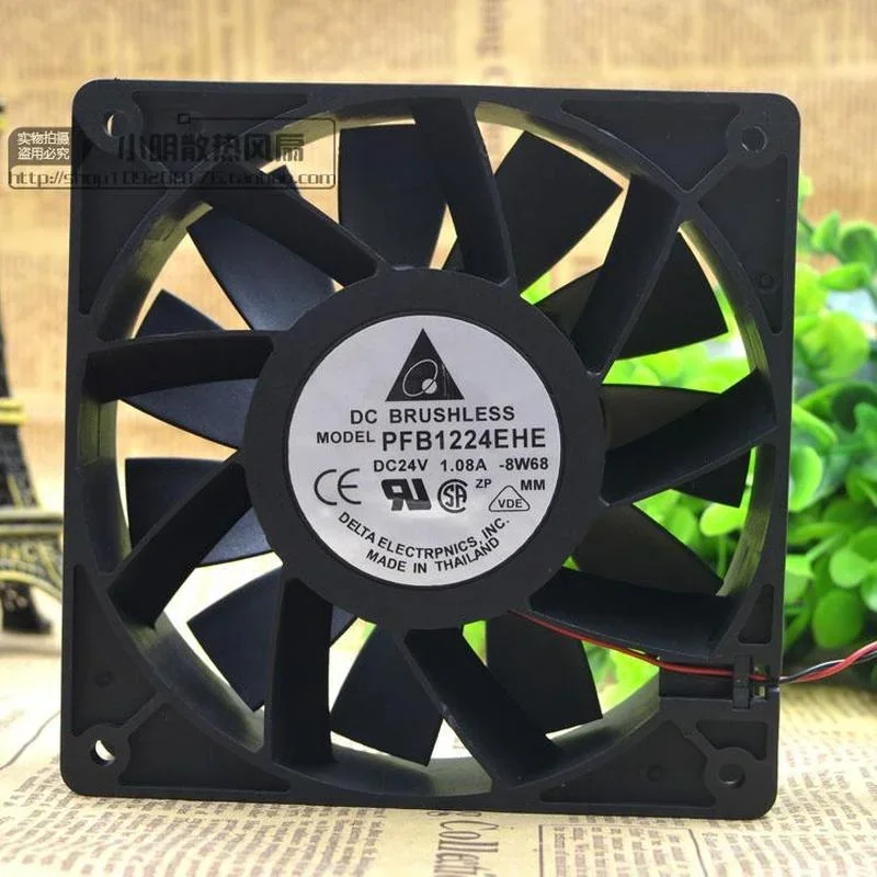 

New Cooler Fan for Delta PFB1224EHE 24V 1.08A Gale Inverter Cooling Fan 12CM 12038 120*120*38MM