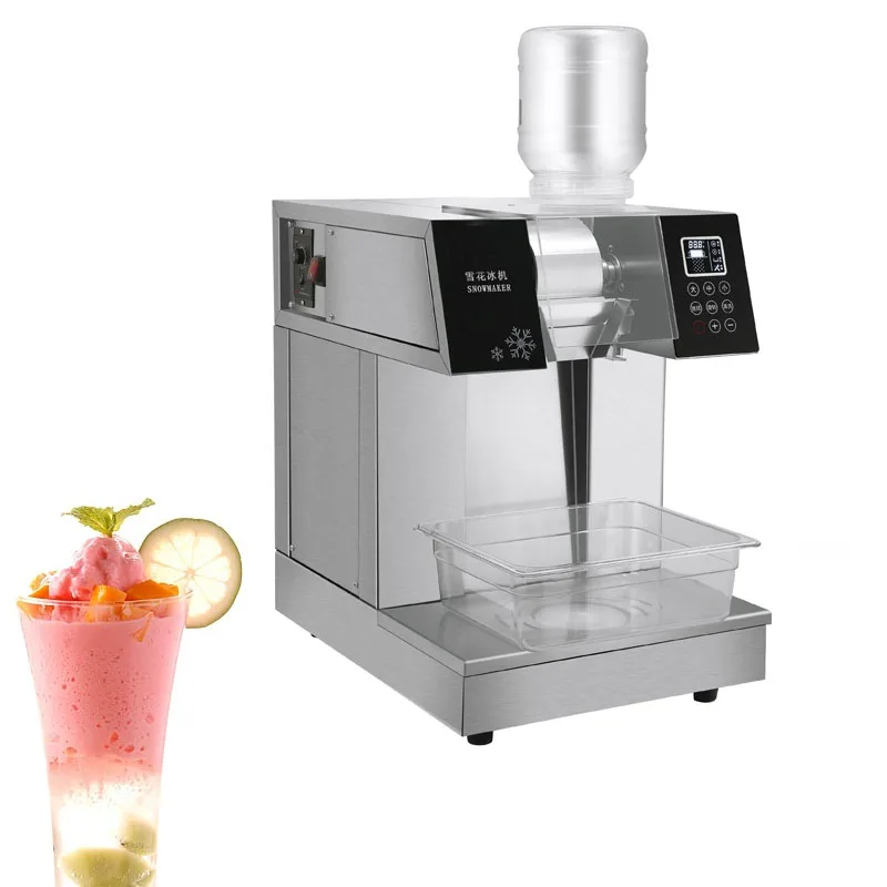 Snowflake Ice Machine Korea Bingsu Machine Commercial Tabletop Snow Ice Maker Shaver Machine