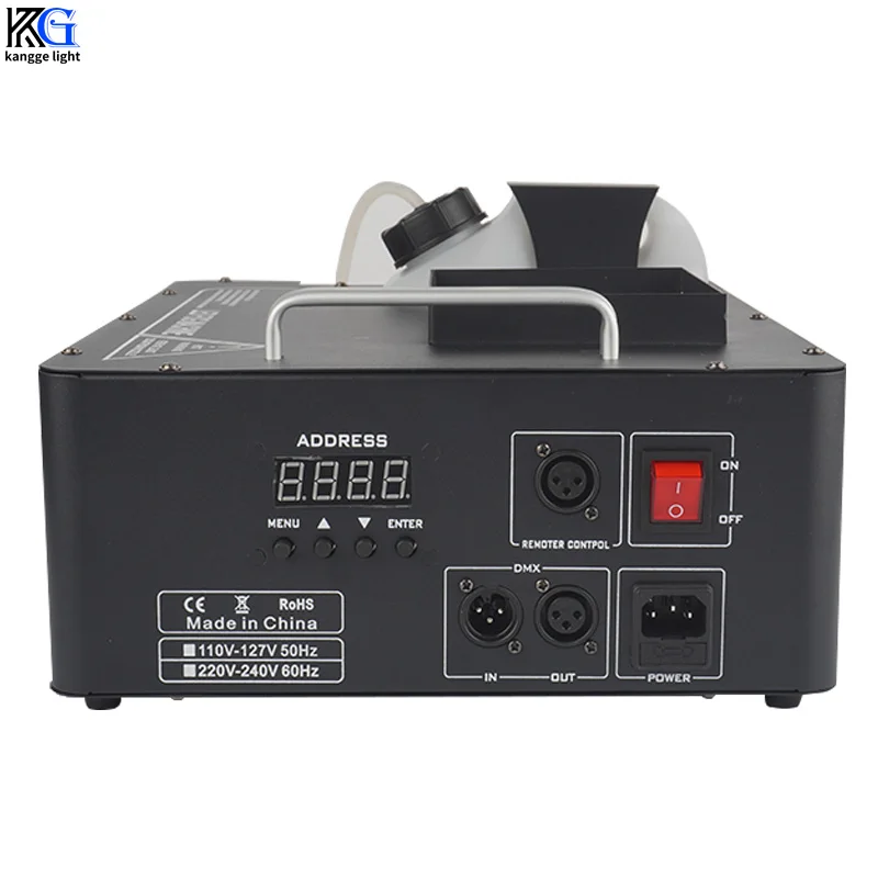 

1500 Вт светодиодная машина для сценического выступления DMX вертикальная машина для тумана вечерние ночной клуб маленькая атмосфера дымовое оборудование для свадьбы