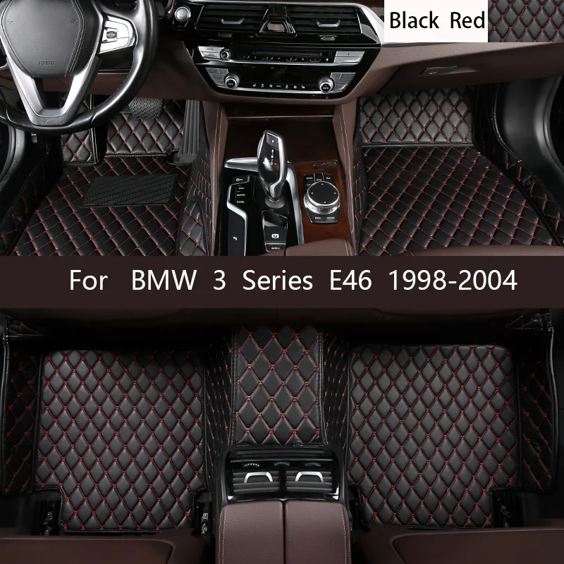 

Для BMW 3 серии E46 1998-2004 автомобильный напольный коврик из искусственной кожи, аксессуары для интерьера, автомобили Para Auto, гаджеты, коврики