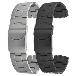 Watch Strap For Swatch Concave and Convex Interface YTS401 402 409 713 YTB400 Precision Steel Watch Band 20mm Bracelet