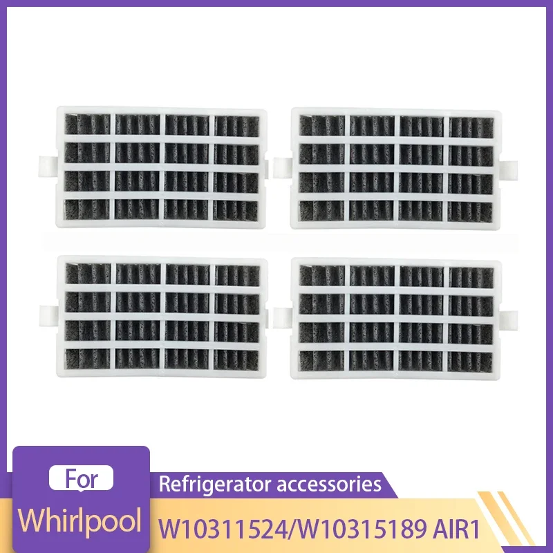 Refrigerator Air Filter For Whirlpool W10311524 W10315189 W10335147 AIR1 Refrigerator Fresh Flow Air Filter Cleaning Accessories