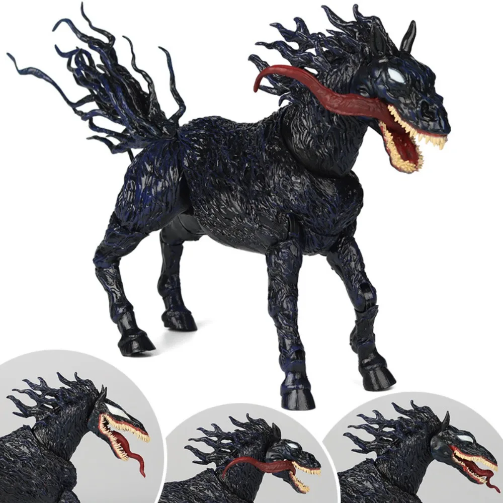 Marvel Venom 3 The Last Dance Venom Horse Action Toy Figure Mobilità articolare Modello fatto a mano Periferiche di film Fantastico regalo di Natale