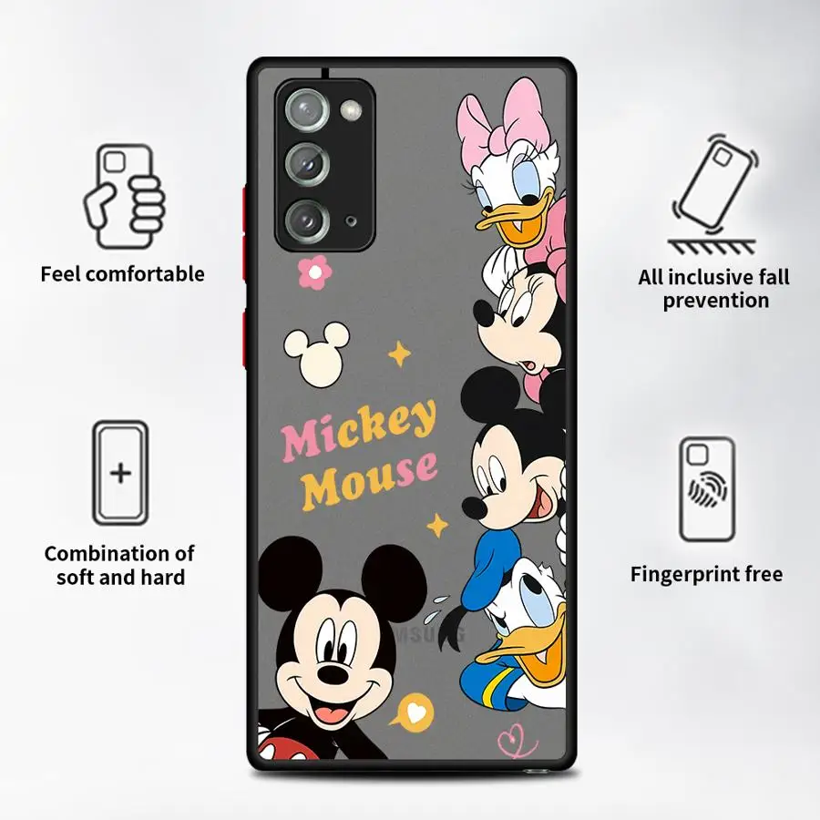 Bonita funda de teléfono Mickey para Samsung Galaxy A11 A12 A53 A71 A72 A73 4G A13 A14 A16 A21 A22 A23 A24 A31 A32 A33 A42 A51 A52 5G