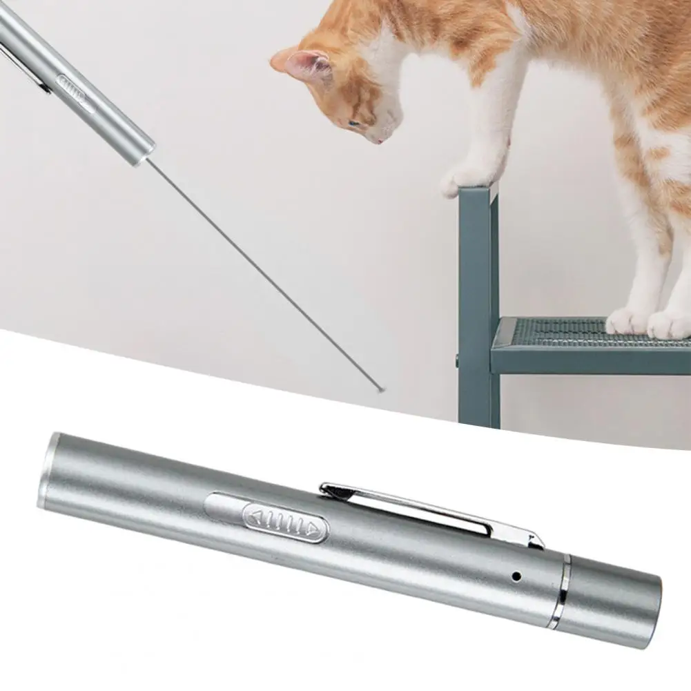 Sturdy High Strength Metal Pointer Funny Cat Stick Pointer Pen Cat Interactive Toy for Park Pointer Light Pen