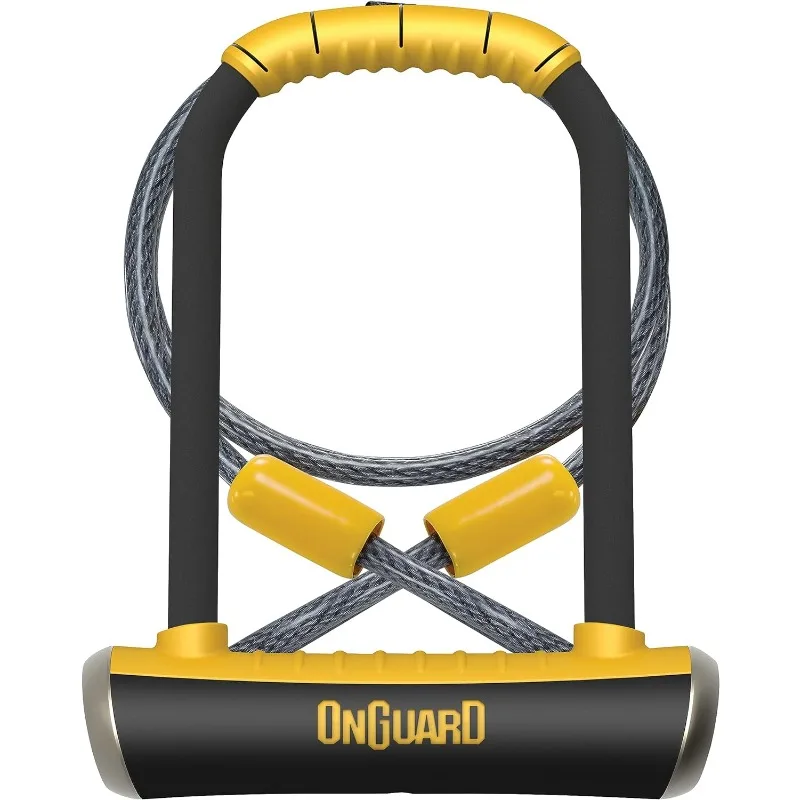 

OnGuard Double-Team PITBULL U-Lock and Cable , Black, 4.53 x 9.06 - Inch