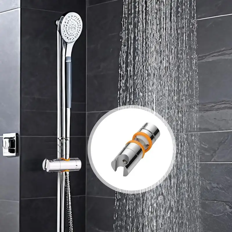 Hand Shower Holder Detachable Hand Shower Stand Sliding Rod Shower Head Bracket Shower Accessory Rail Head Bracket Holder for