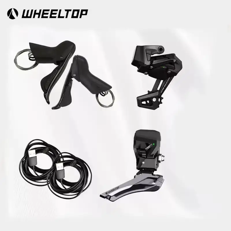 Wheeltop EDS 6000 Wireless Electronic Shifting Carbon Fiber Rim Brake 2x7-13 Speed Road Bike Groupset