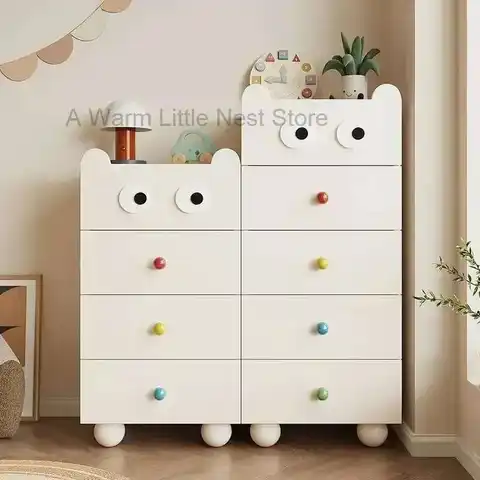 침실용 5개 서랍장, 현대적인 수납 공간을 갖춘 만화 Oxeye Tall Dresser, 침실용 농가 목재 드레서, 거실