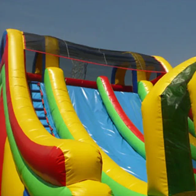 high Quality Inflatable PVC Water Slide Bounce House With Swimming Pool And Slide