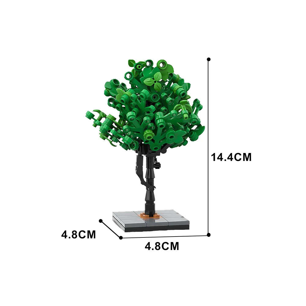 MOC Tree S3 Enlighten Building Block City Lift the Cherry Avenue Road Tree mattoni educativi giocattolo regalo di compleanno per bambini