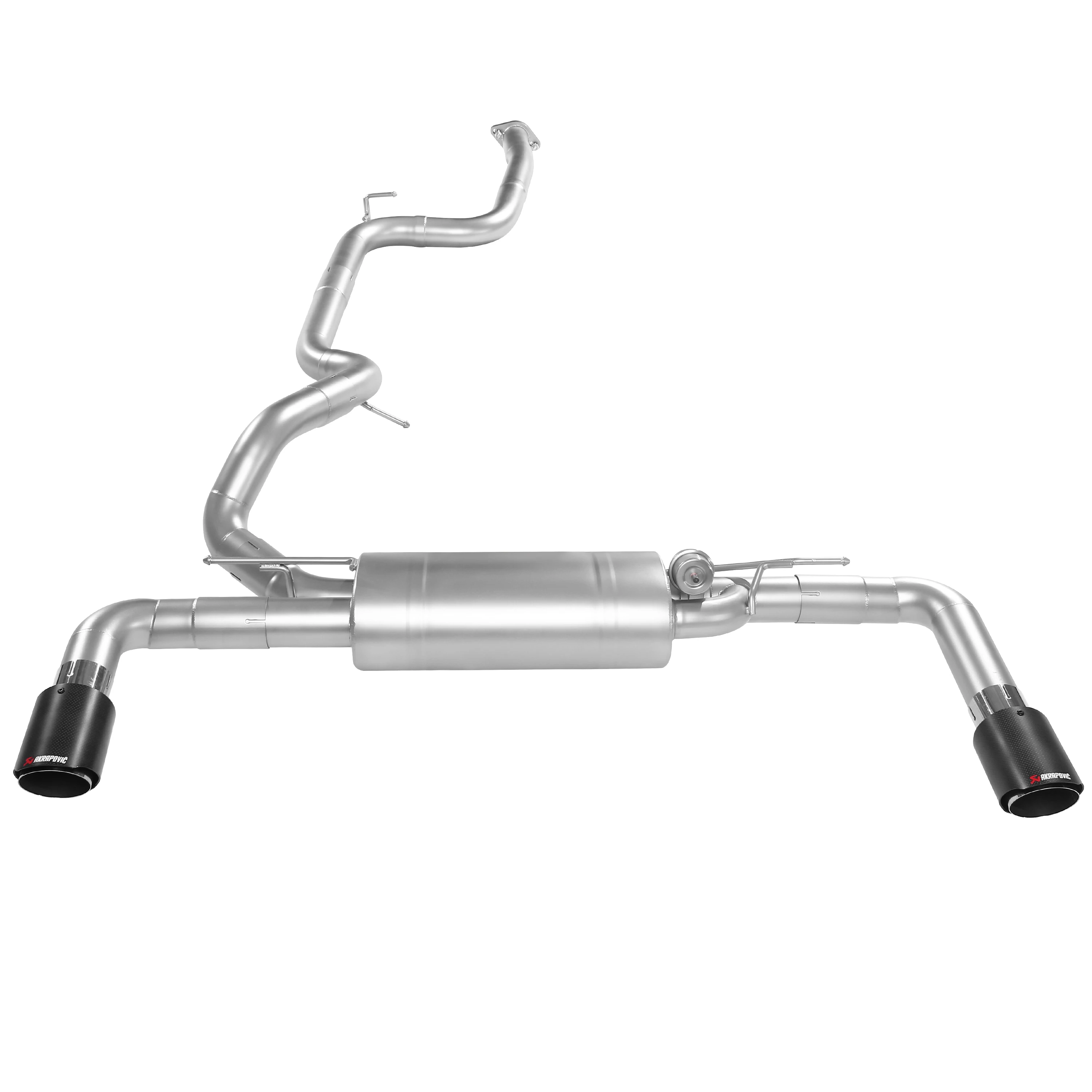 

Rear Exhaust System with Valvetronic Electronic Valve for Volvo S40/V60/C70/V40 1.6-2.4L 2013+, 304 Stainless Steel