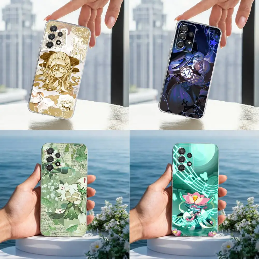

Game C-Cookie Run K-Kingdom Phone Case For Samsung A30,71,51,S9,10,20,Ultra,FE,Lite, S22,23,21,PIus,Transparent, Silicone Case