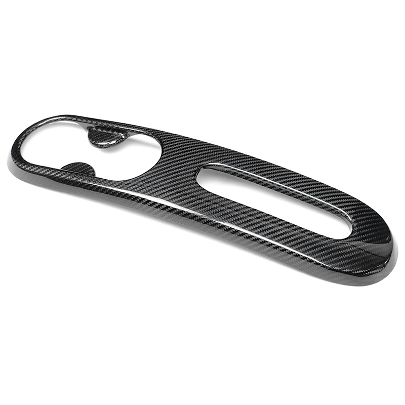 Carbon Fiber Center HandBrake Cup Holder Carbon Fiber Interior Accessories For Fiat Abarth 595 695