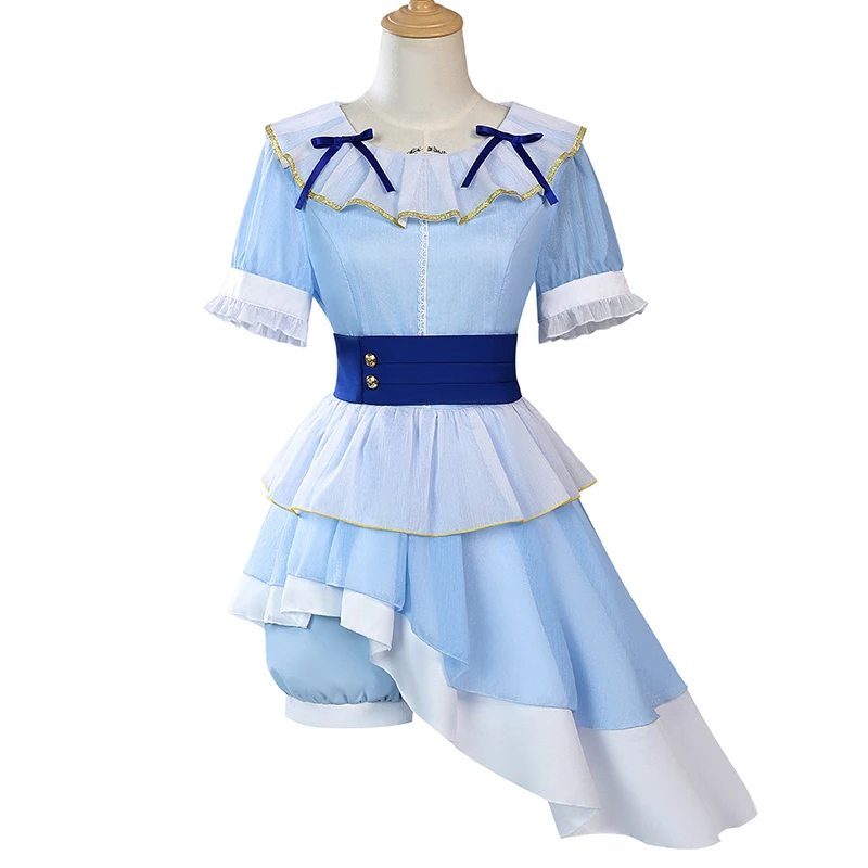

Lovelive Sunshine Aqours Watanabe You Tsushima Yoshiko Ohara Mari Косплей Костюм Женщины Девушки Хэллоуин Вечернее Платье Наряд