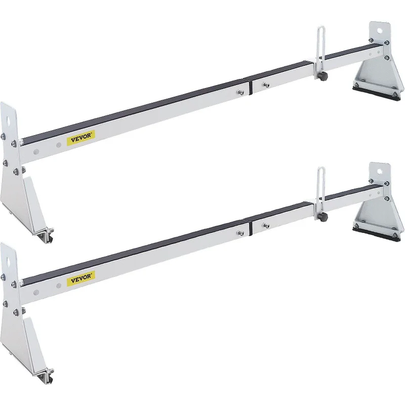 Adjustable Steel Van Ladder Mount Carrier With Ladder Stoppers Heavy Load Van Cargo Storage Accessories