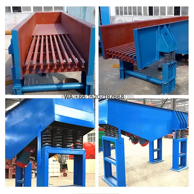 Wmwmnu Heavy Duty Gold Ore Mining Uniform Vibrating Feeder for Crusher Feeding Systems with CE Certification