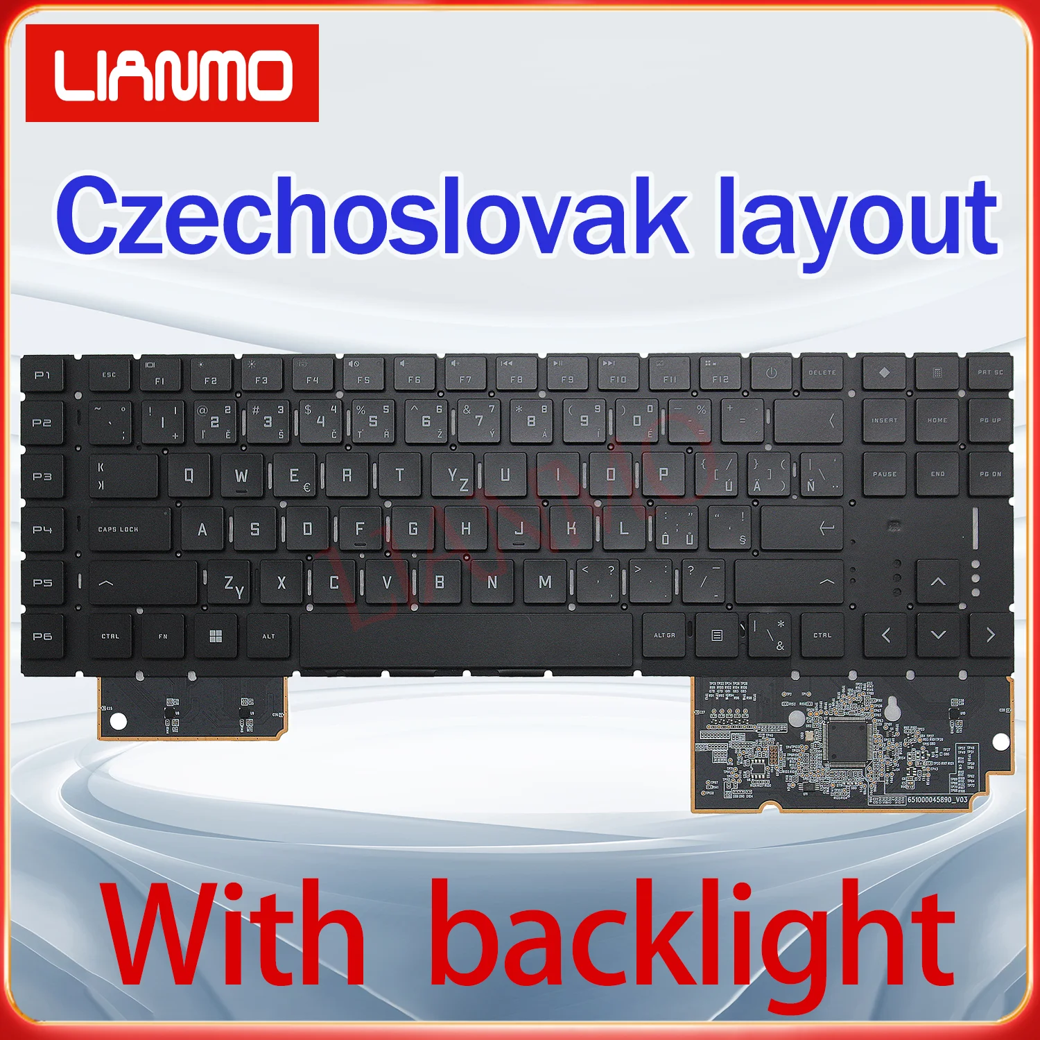 Czechoslovak/Hebrew/Hungarian/Italian/ Korean/US layout for HP TPN-Q266 Omen 7/8 PLUS 17-CK1001/1002 17-CM backlight keyboard
