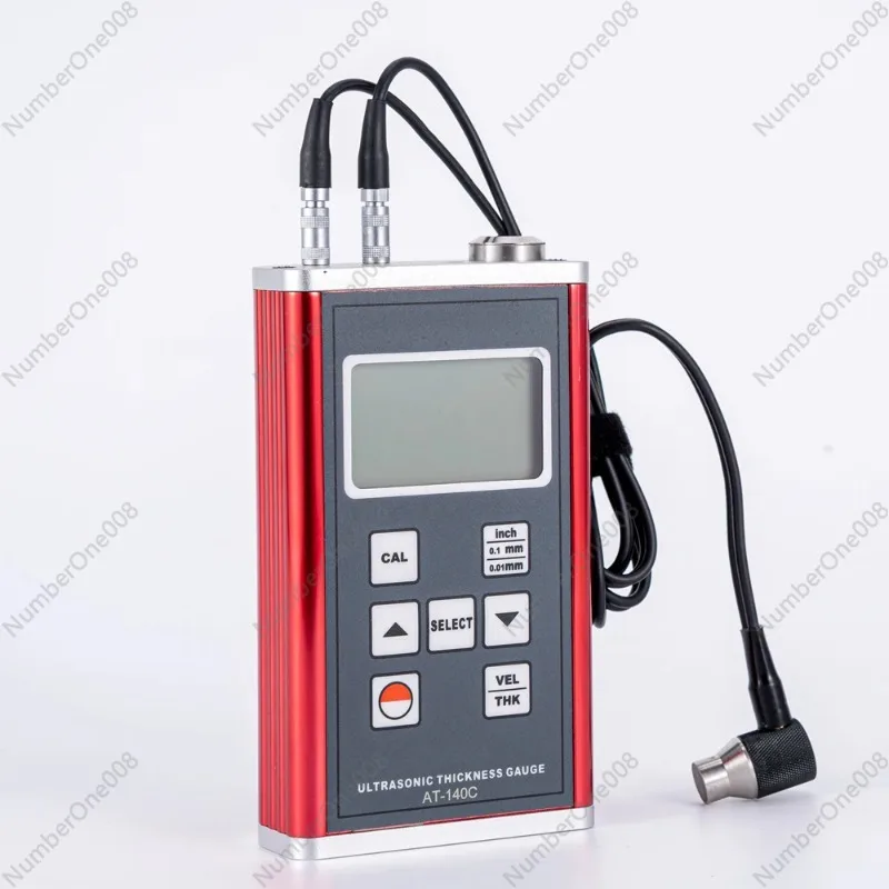 Ultrasonic Thickness Gauge AT-140C High-Precision 0.75mm ~ 400mm Boiler Storage Tank Pipe Wall Thickness Measurement