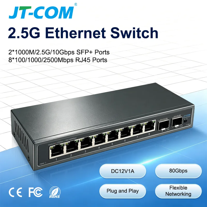 jt-com-25g-network-switch-4-8-port-ethernet-switch-with-2-10g-sfp-plug-and-play-fanless-homelab-switch