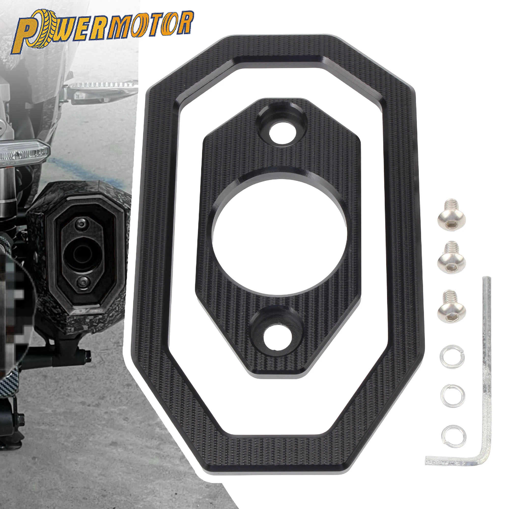 

For HONDA ADV350 Motorcycle Scooter Decorative Shell Exhaust Tip Cover Muffler Tail End Anti Collision Cover ADV 350 2021- 2025