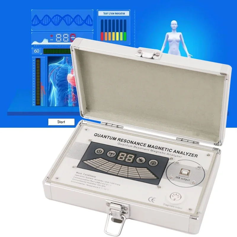 Quantum Analyzer Magnetic Resonance Health Analyzer 54 Checking Reports set Portable Tesing Healthy Body Machine