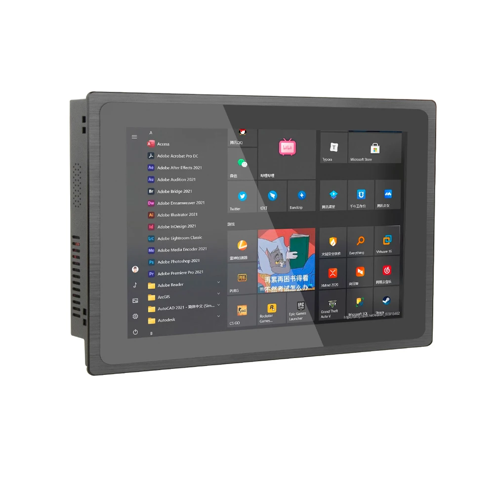 7inch Outdoor High Brightness Industry Lcd Display Waterproof Ip65 Open Frame Industrial Capacitive Ips Touchscreen