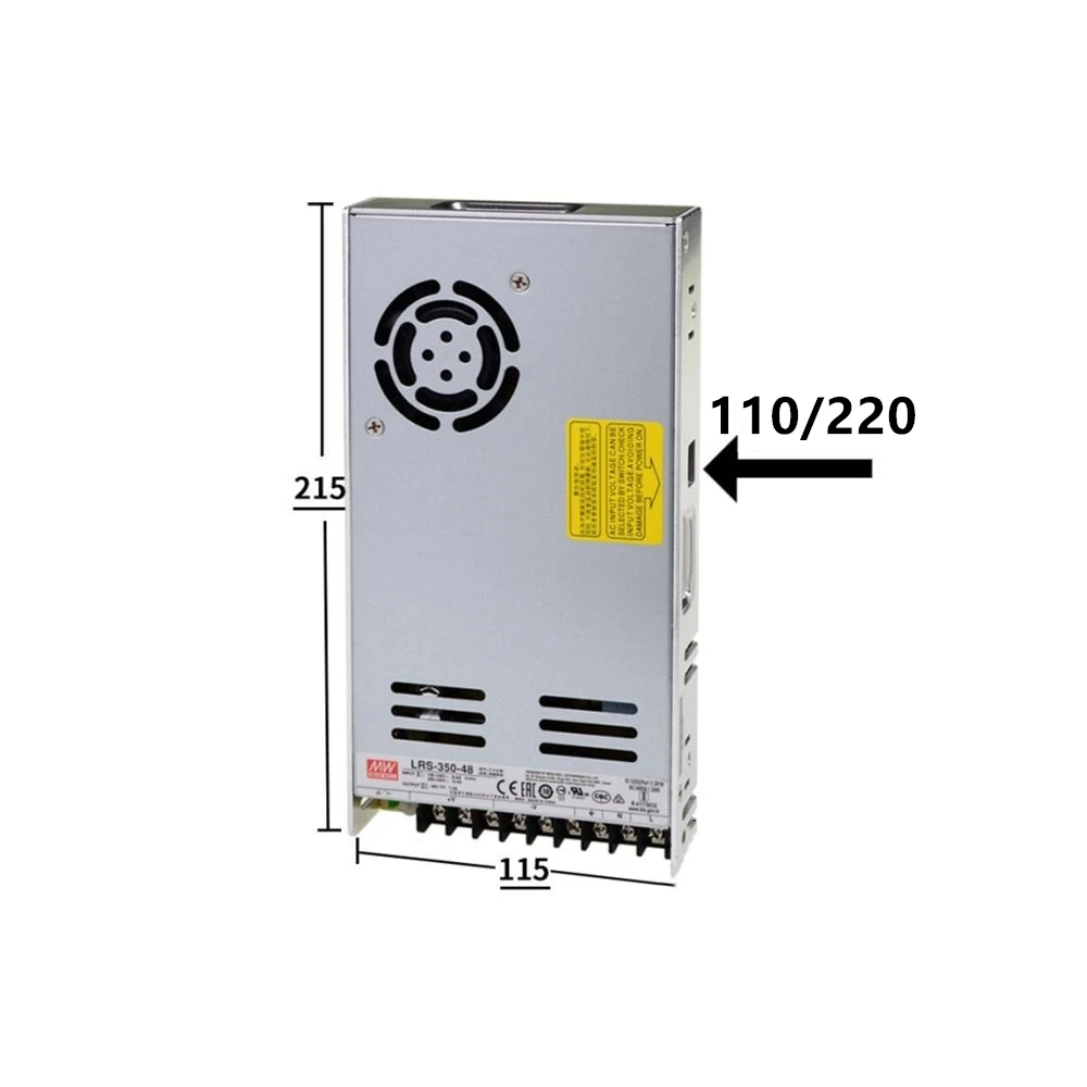 MEAN WELL LRS-350 5V 12V 24V 36V 48V 3.3V 4.2V Single Output Switching Power Supply For CNC Machine LRS-350-24 LRS-350-12