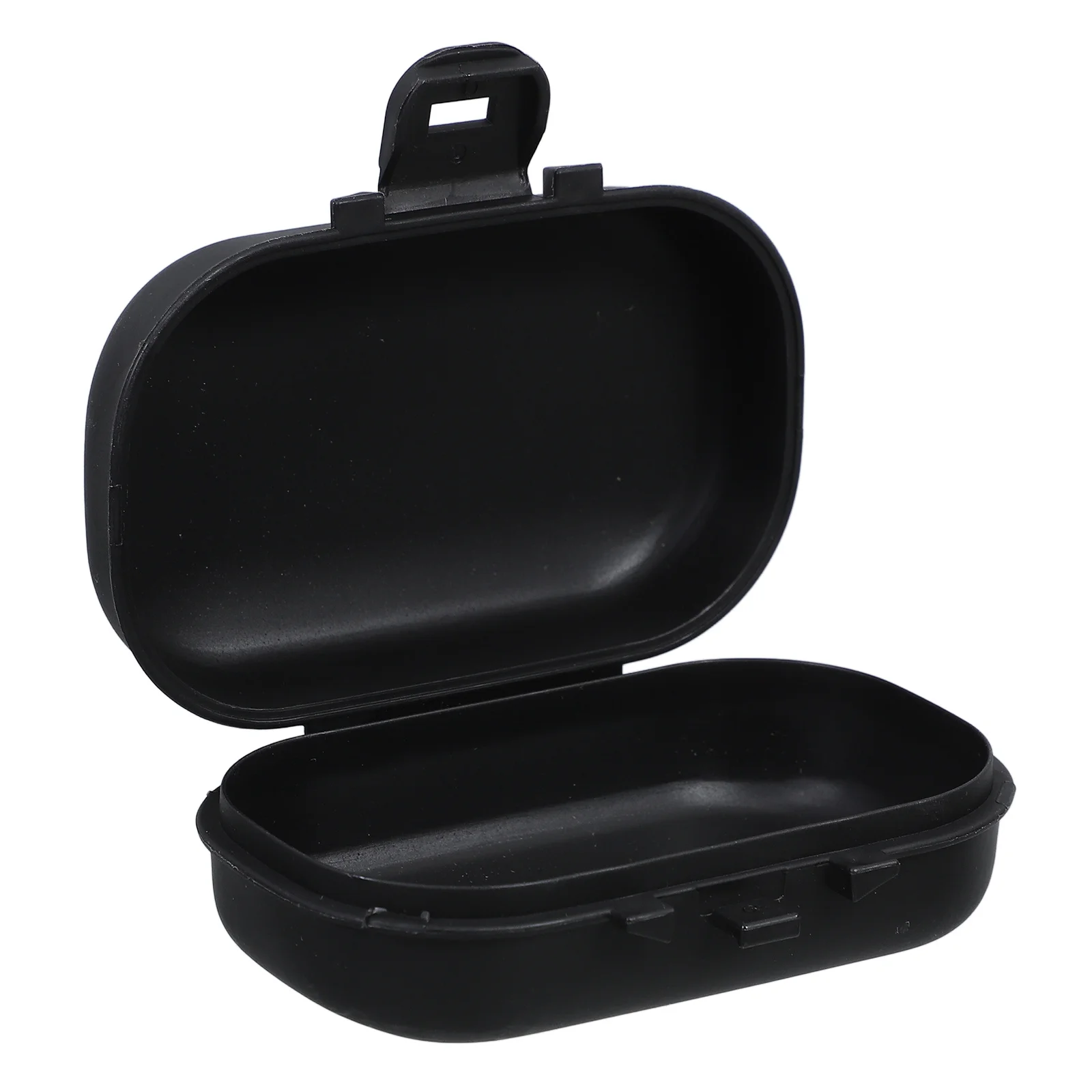 

Hard Shell Folding Glasses Case Portable Pill Organizer Secure Snap Closure Stylish Eyeglass Case Travel Accessory for Men Women