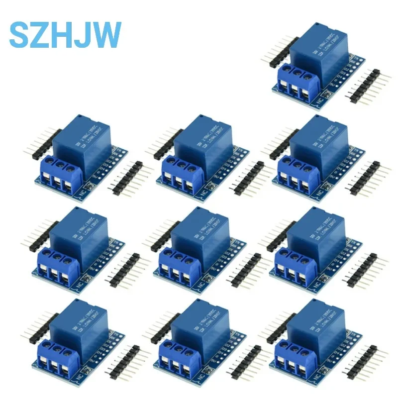 1/5/10PCS 1 Channel Relay 5V Shield V2 Version 2 for WEMOS D1 Mini ESP8266 WiFi Module