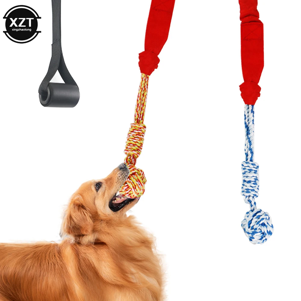 

1pcs Dogs Toys Puppy Cotton Chew Rope Knot Toy Durable Braided Training Dog Toys Dog Cleaning Teeth Braided Bone Rope Indoor