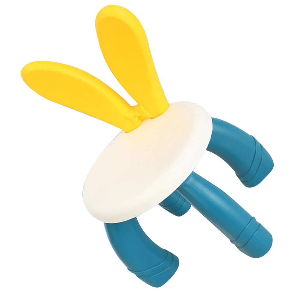 

Rabbit Ears Bench Kids Chair Plastic Stool Anti Skid Cartoon Home Use Smooth Edge Safe Kids Room Style Footstool
